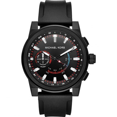 michael kors grayson black hybrid smartwatch|access grayson watch reviews.